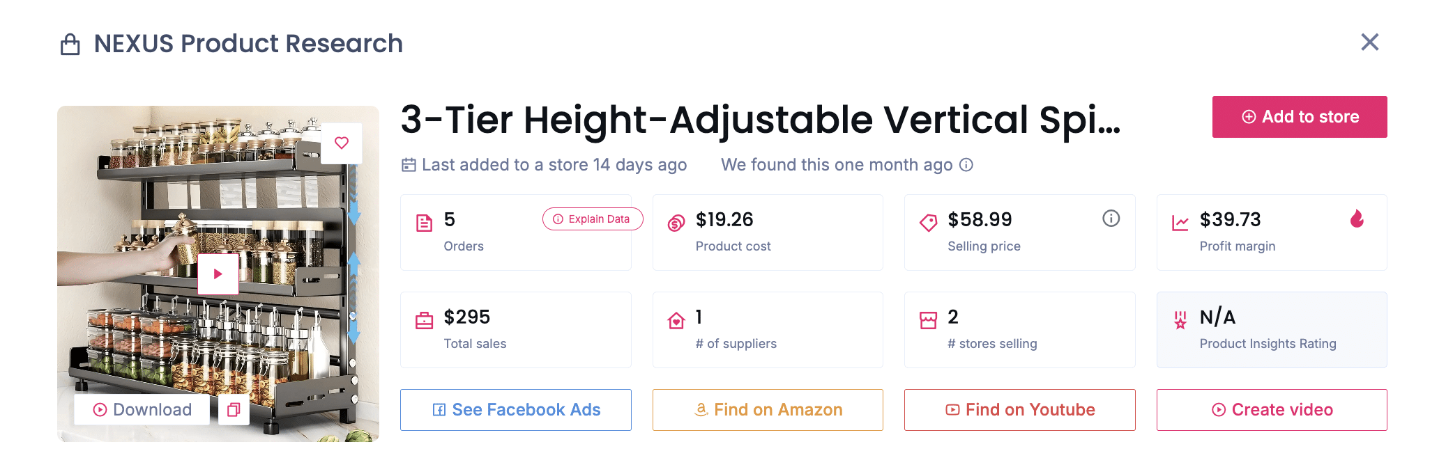 Magnetic Spice Racks